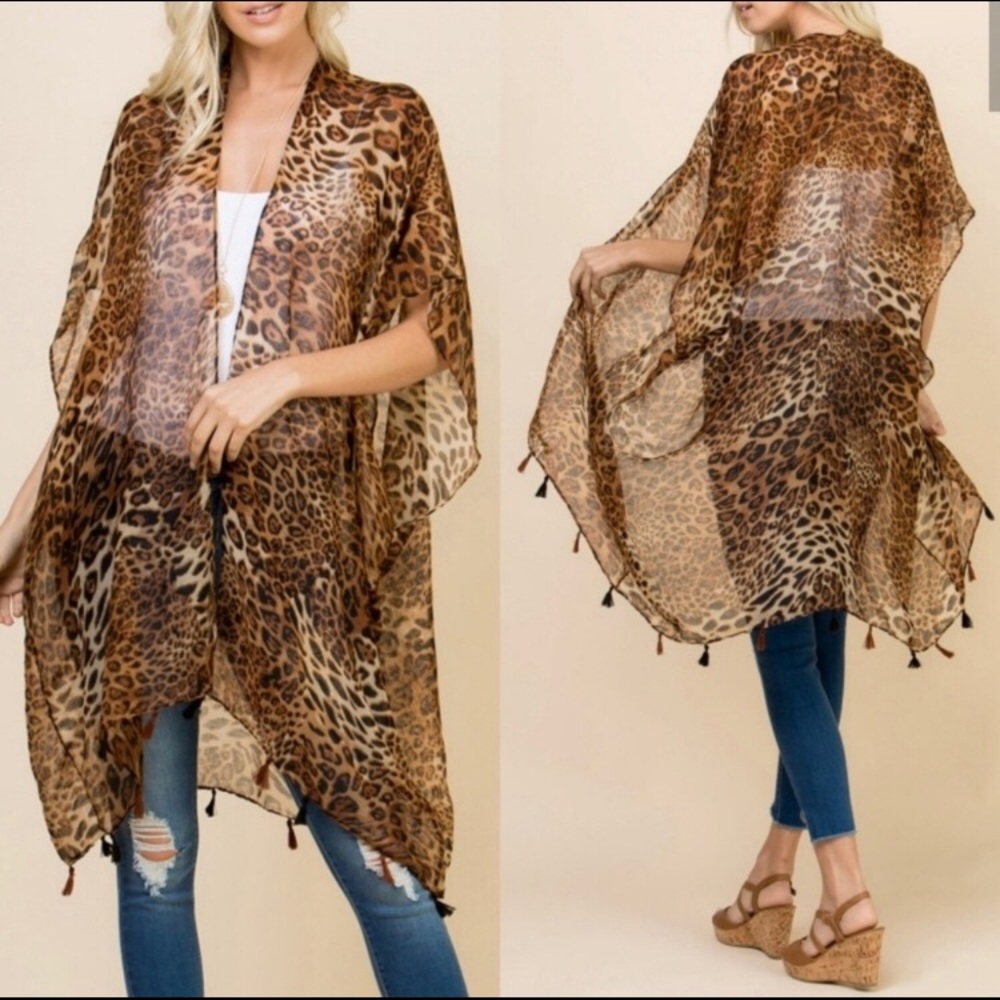 ✨Leopard Kimono